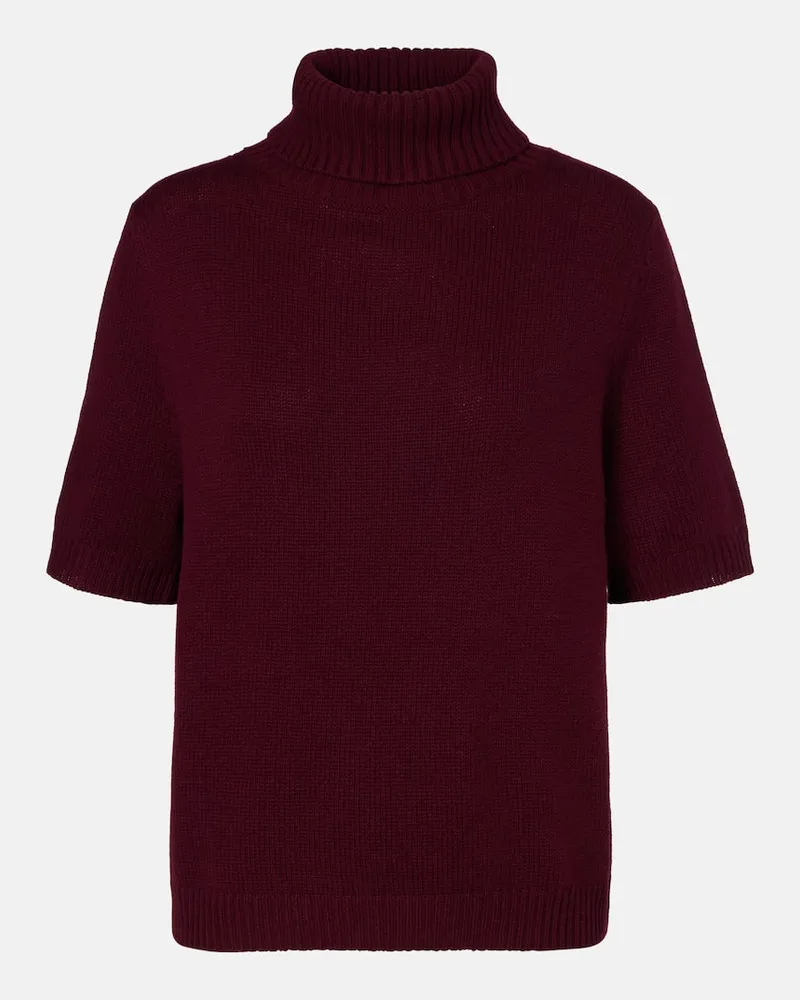 Jardin des Orangers Pullover aus Wolle und Kaschmir Burgund
