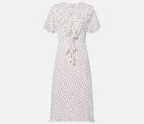 Midikleid Dancing Dots aus Georgette mit Polka-Dots