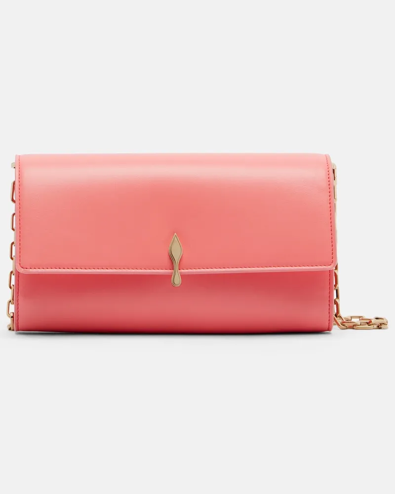 Christian Louboutin Portemonnaie mit Kettenriemen Bettina Small Rosa
