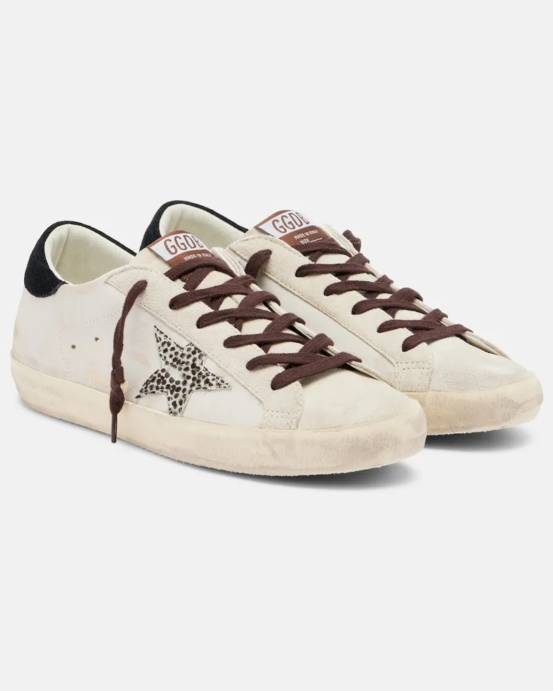 Golden Goose Sneakers Super-Star aus Leder Weiß