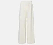 Hose aus Georgette aus einem Seidengemisch
