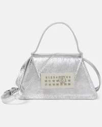 Maison Margiela Tote Japanese aus Leder Grau