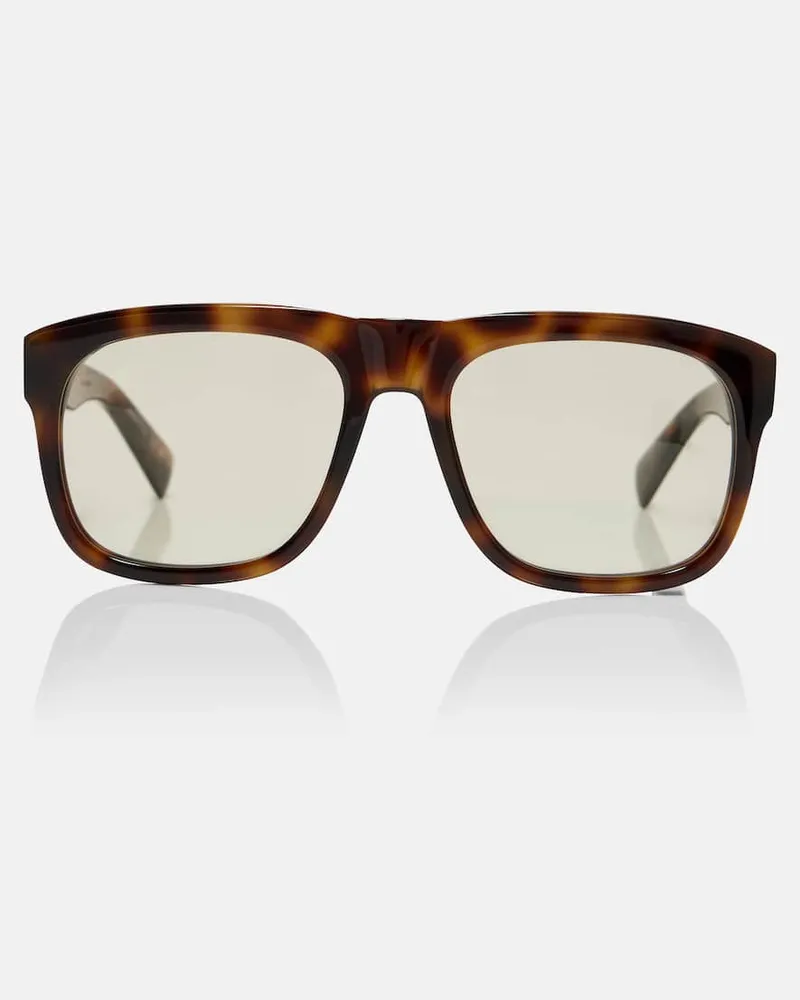 Saint Laurent Eckige Sonnenbrille SL 558 Braun