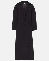 KHAITE Trenchcoat Roth Schwarz