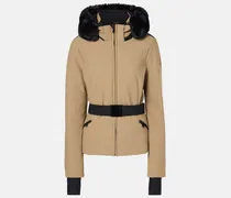 Skijacke Hida mit Faux Shearling