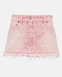 Versace Jeansrock  Allover Pink