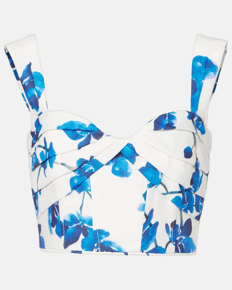 Rebecca Vallance Top Orchid Blues Blau