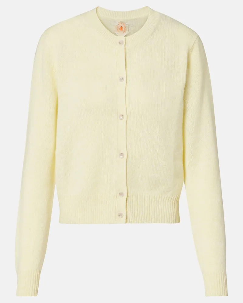 Jardin des Orangers Cardigan aus Kaschmir Gelb