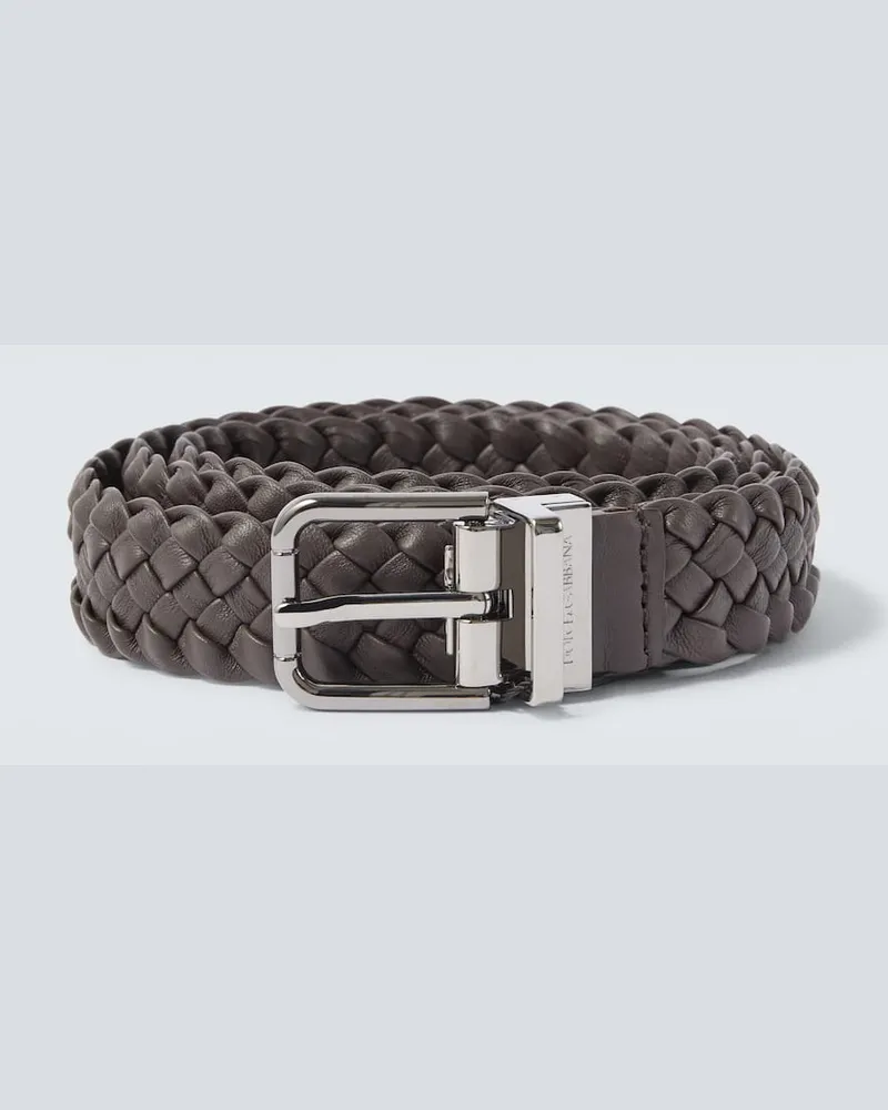 Dolce & Gabbana Gürtel aus Leder Braun
