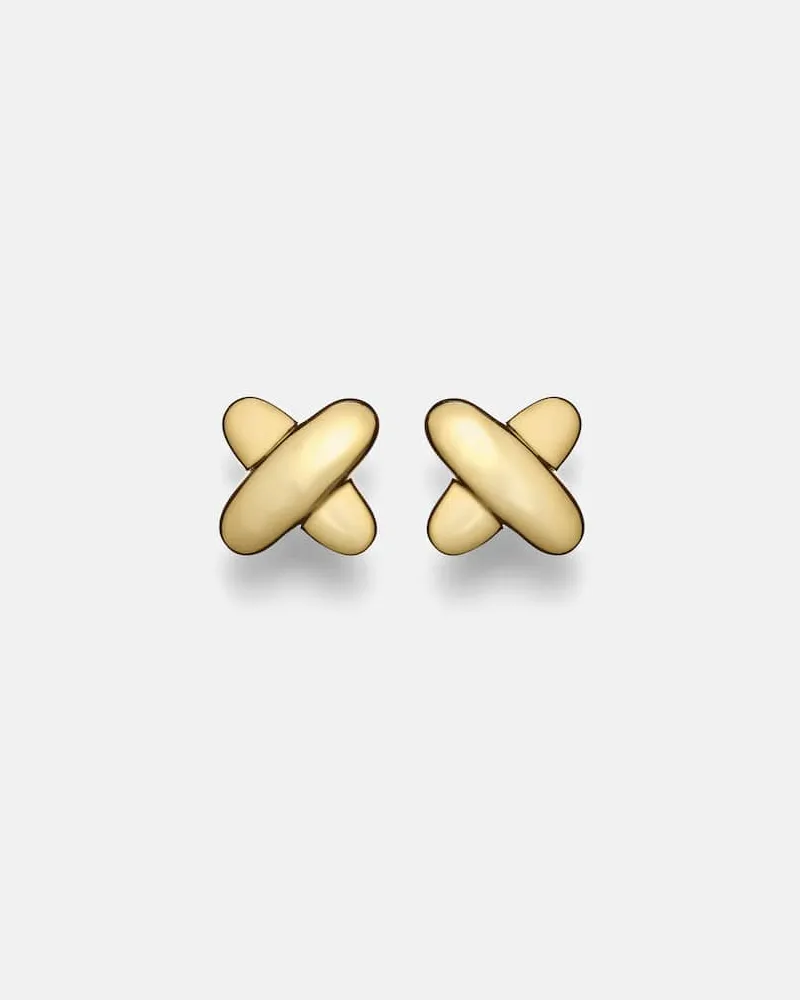 Stone & Strand Ohrringe Golden Kisses aus 14kt Gelbgold Gold