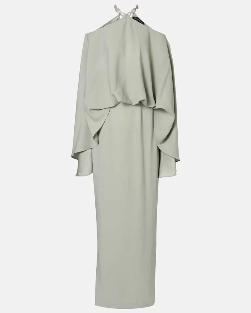 Taller Marmo Verzierte Robe Cyclades aus Cady Blau