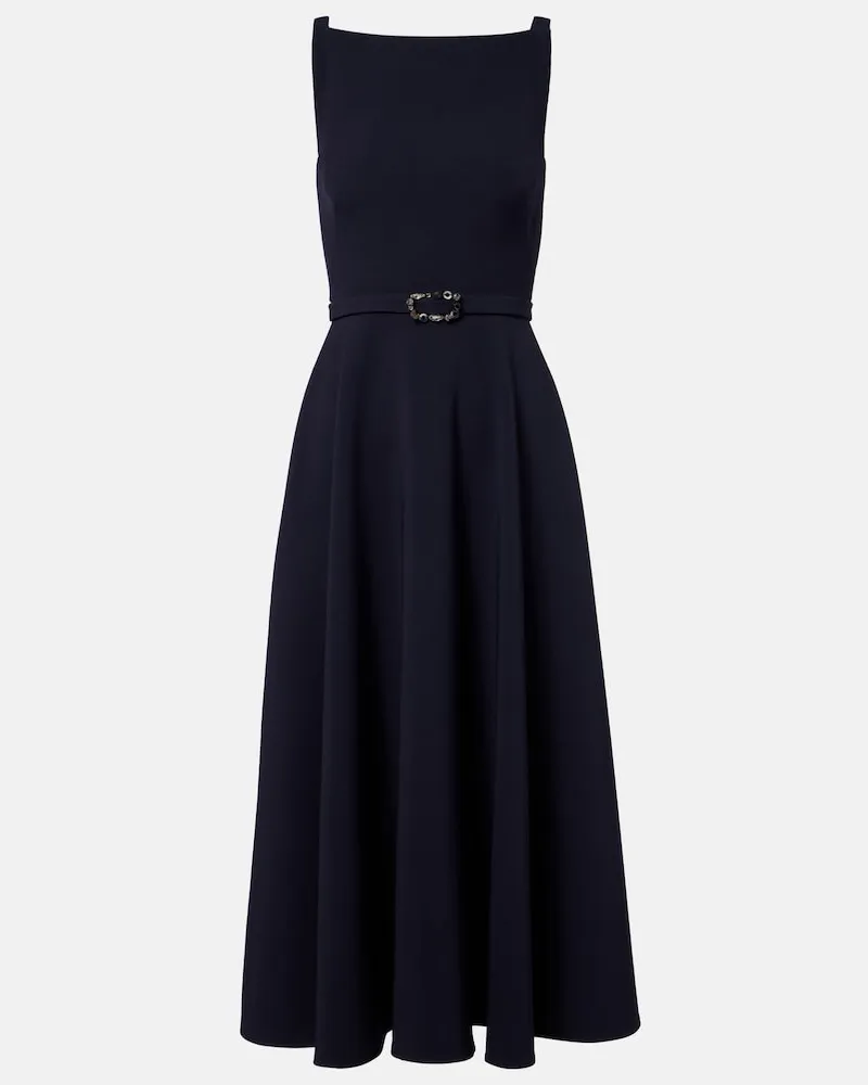 Safiyaa Cocktailkleid Ginny aus Crêpe Blau