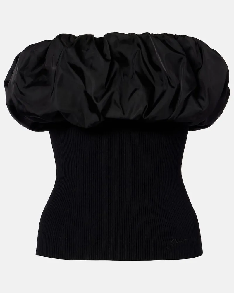Ganni Top Schwarz