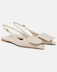 Jacquemus Ballerinas Les Slingbacks Duelo Plates Nude