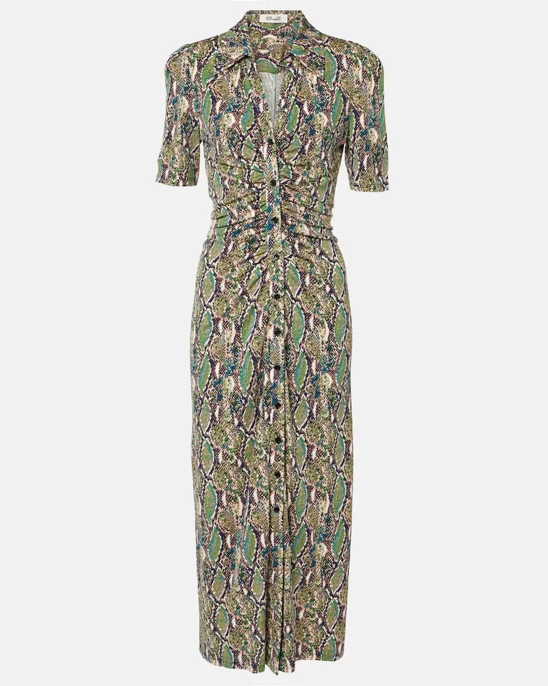 Diane von Furstenberg Bedrucktes Midikleid Zoey aus Jersey Multicolor