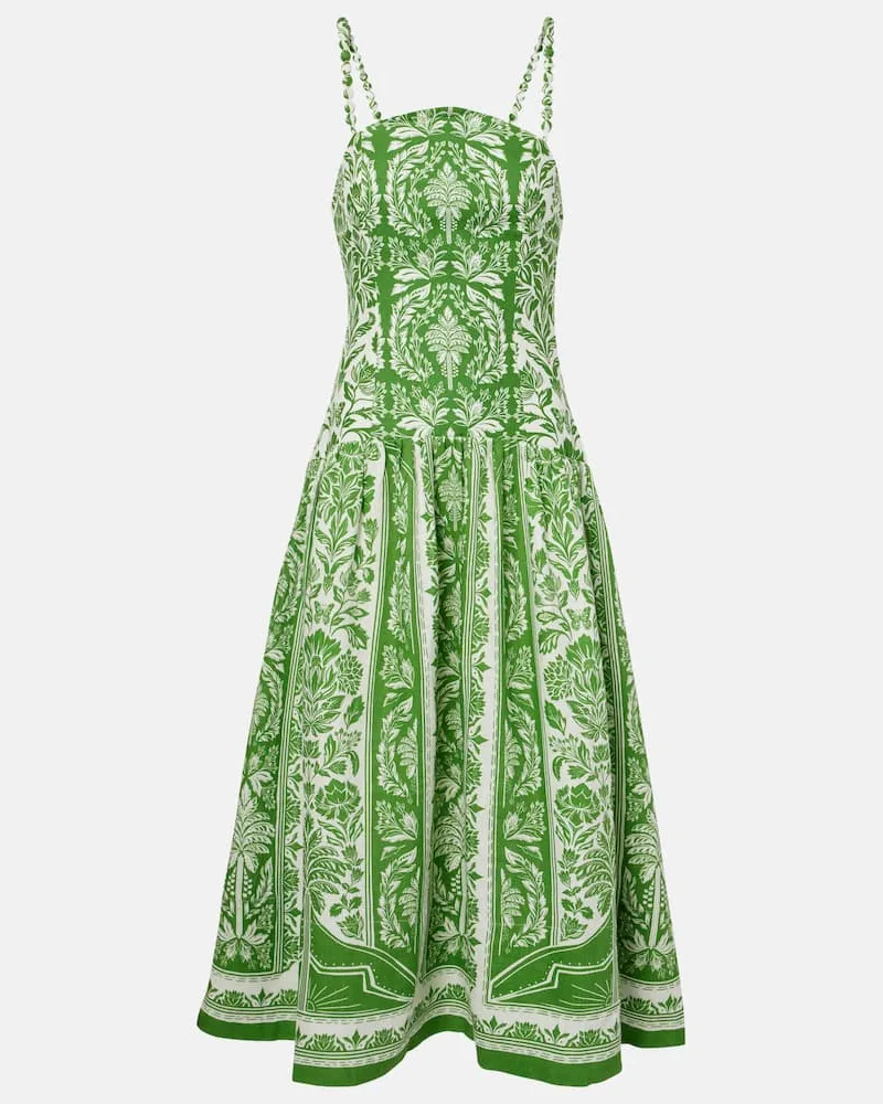 FARM Rio Bedrucktes Maxikleid aus Baumwolle Multicolor
