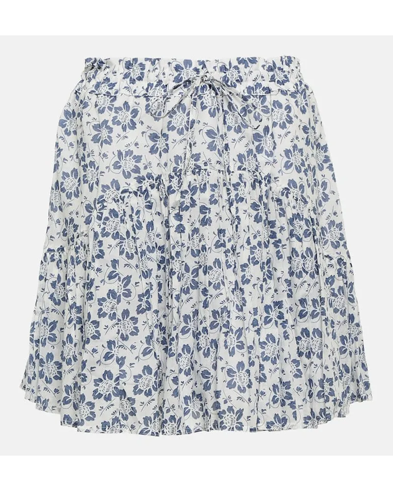 Ralph Lauren Minirock aus Baumwolle Blau
