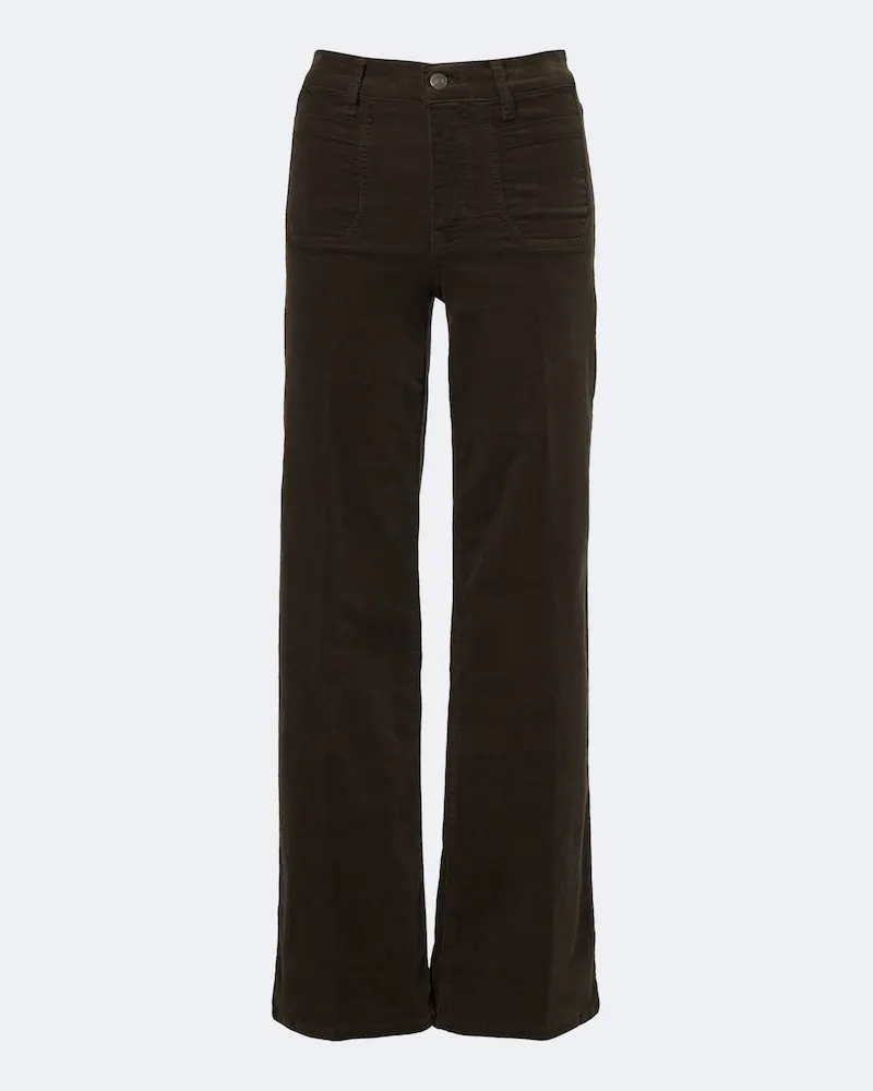 Frame Denim Jeans Le Slim Palazzo Grün