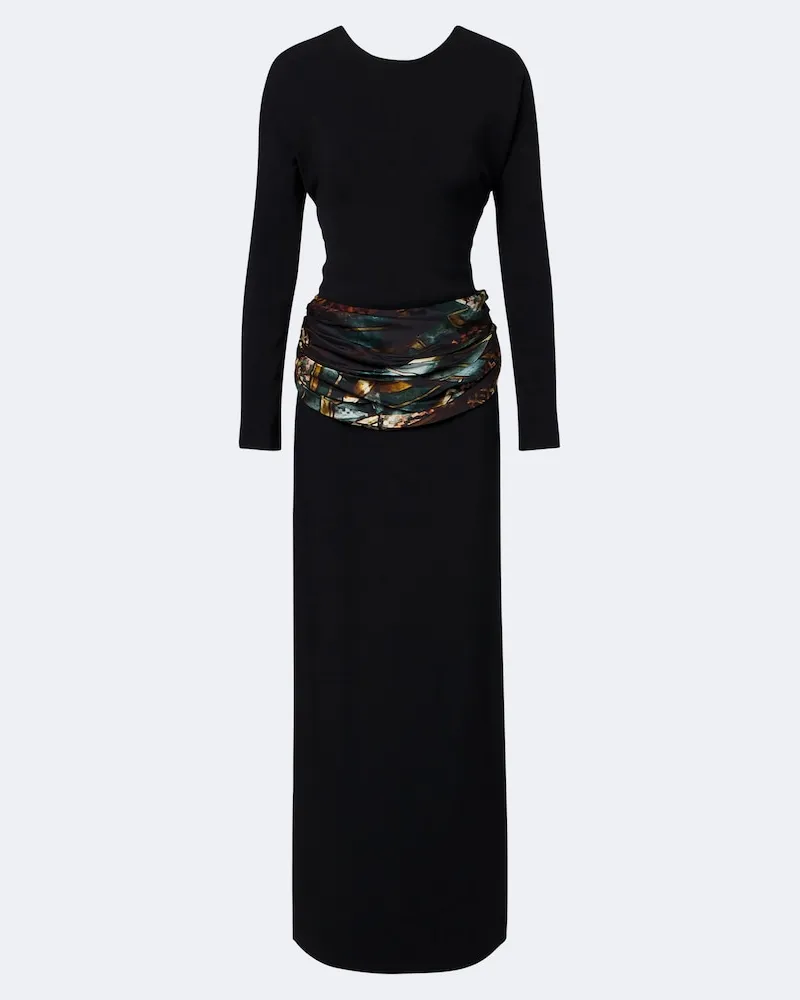 Dries van Noten Robe Schwarz