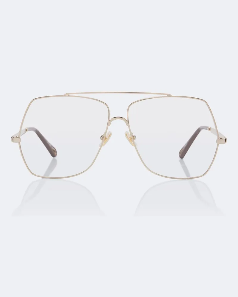 Chloé Chloé Navigator-Brille Aly Gold