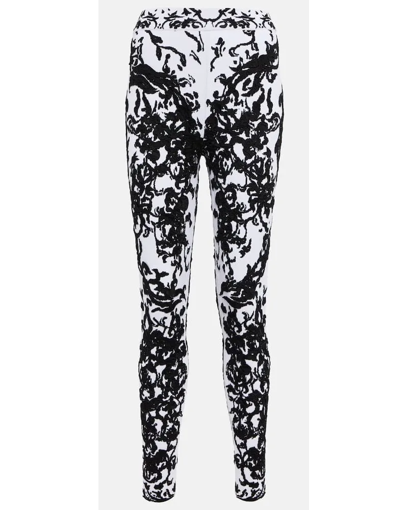 Alaïa Alaïa Leggings aus Jacquard Multicolor