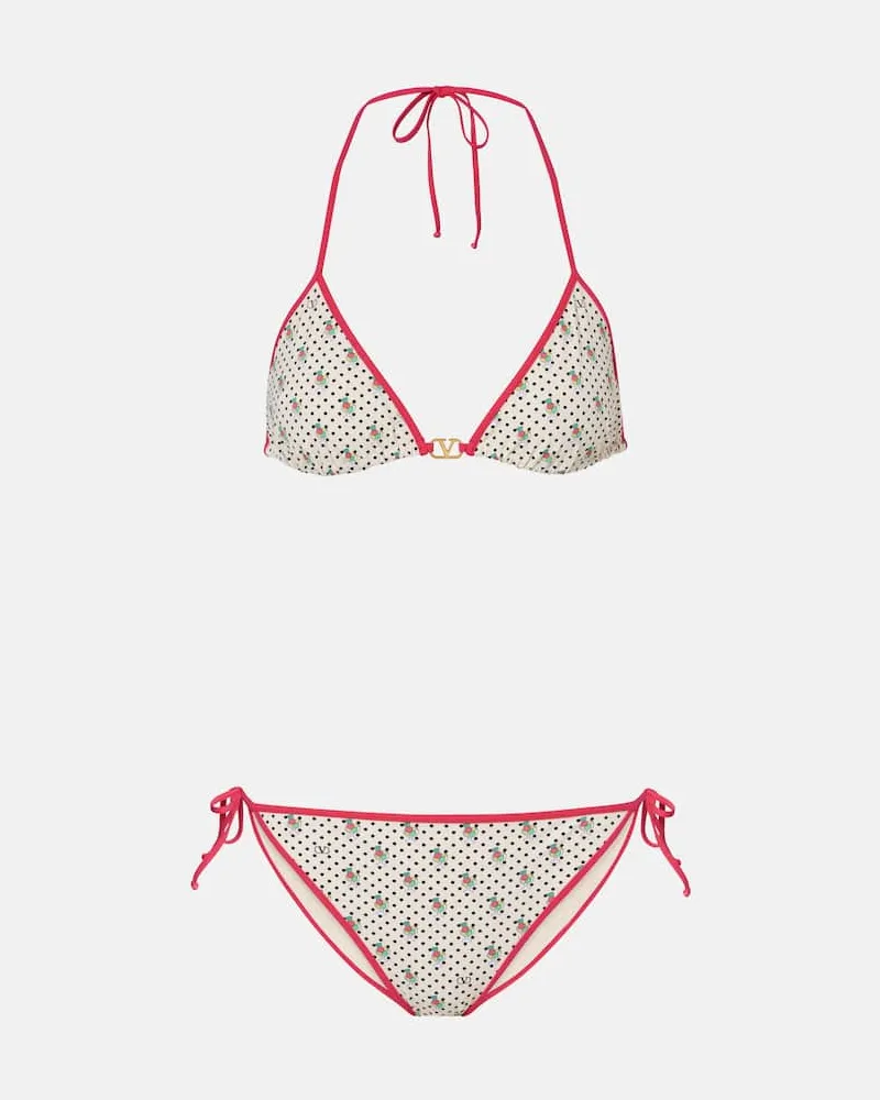 Valentino Garavani Bedruckter Bikini Multicolor