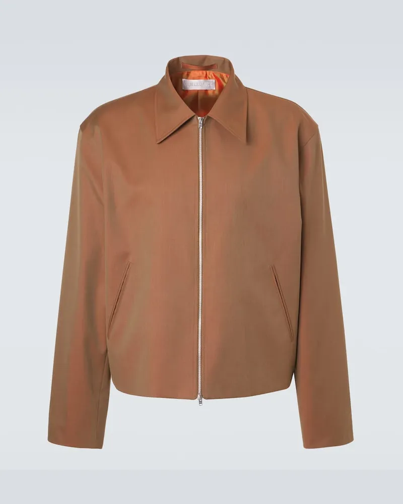 Our Legacy Jacke Mini aus Schurwolle Braun