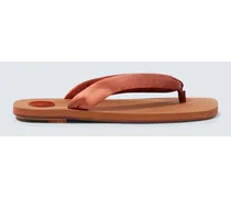 Sandalen aus Satin