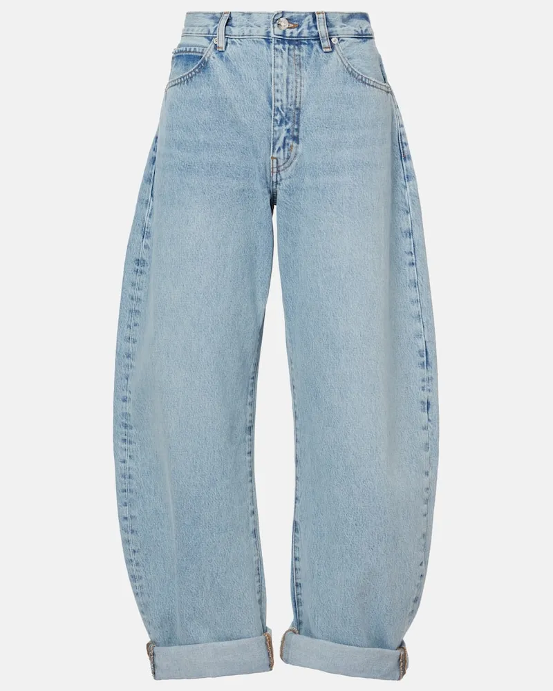 Frame Denim Barrel Jeans The Bubble Blau