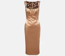 Midikleid aus Satin
