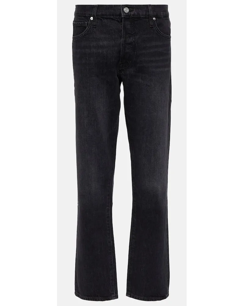 Frame Denim Straight Jeans Schwarz