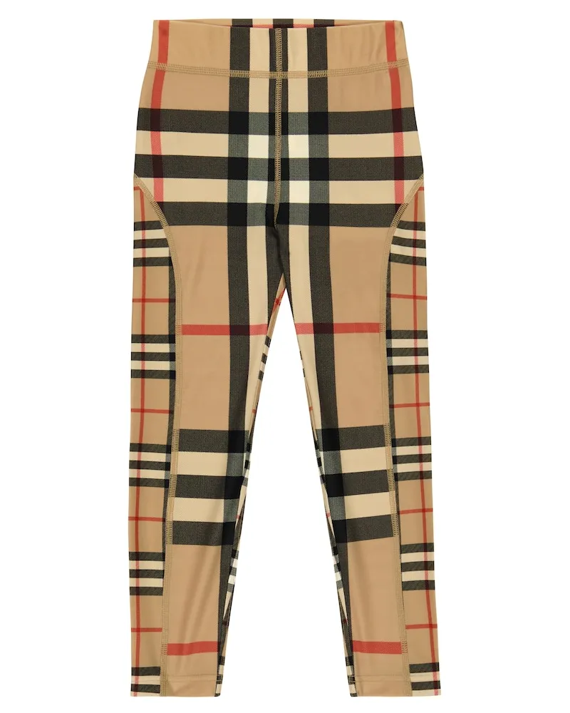 Burberry Leggings Burberry Check Beige