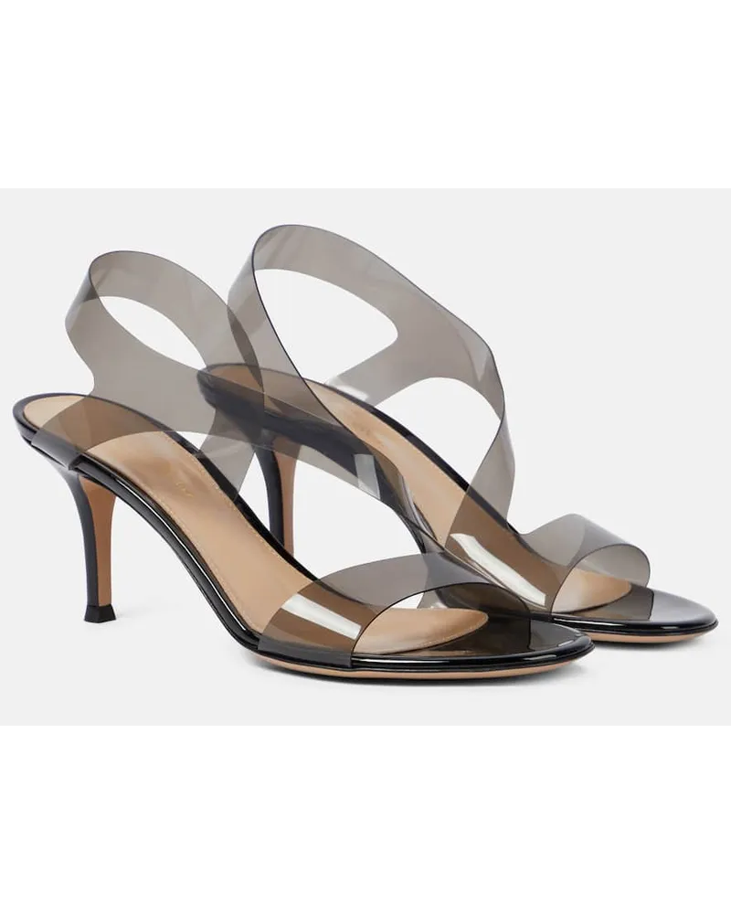 Gianvito Rossi Sandalen Metropolis 70 Schwarz