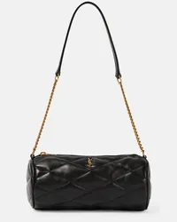 Saint Laurent Schultertasche Sade Mini aus Leder Schwarz