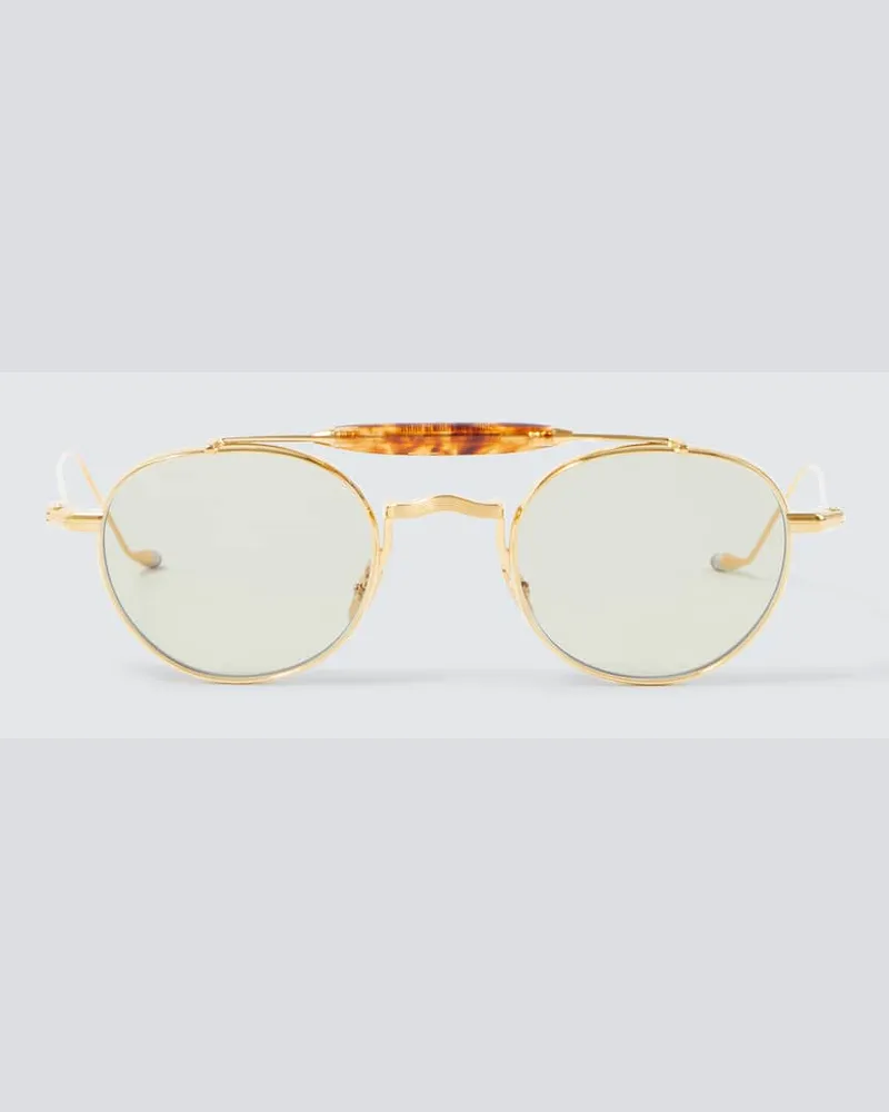 Jacques Marie Mage Aviator-Sonnenbrille Dasan Gold
