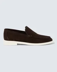 Bottega Veneta Slip-Ons Astaire aus Veloursleder Braun