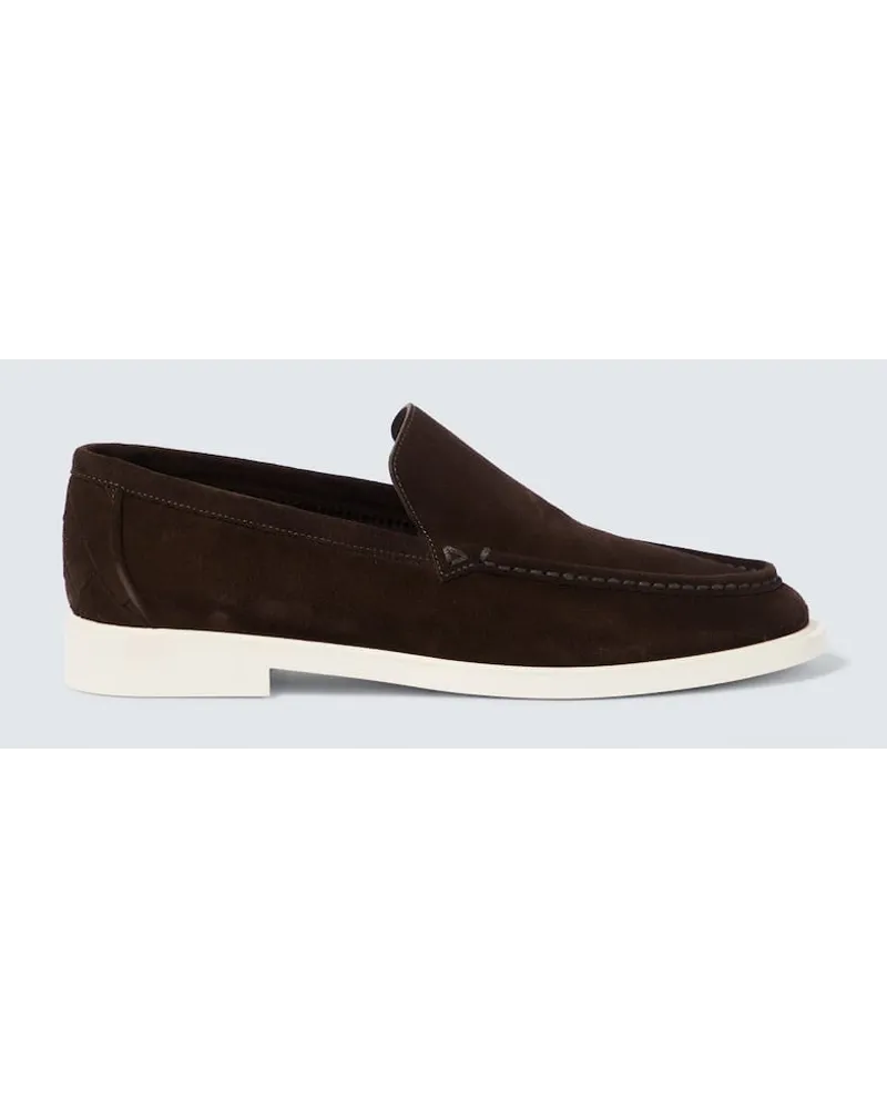 Bottega Veneta Slip-Ons Astaire aus Veloursleder Braun