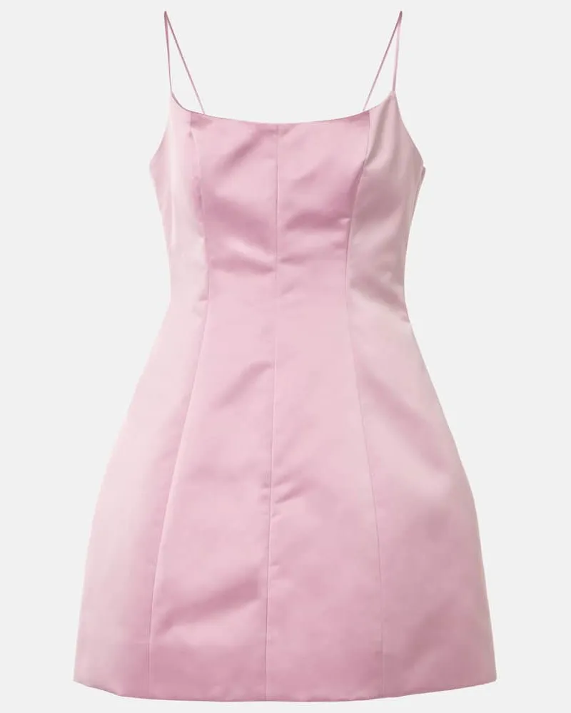 Blumarine Minikleid aus Duchesse-Satin Pink