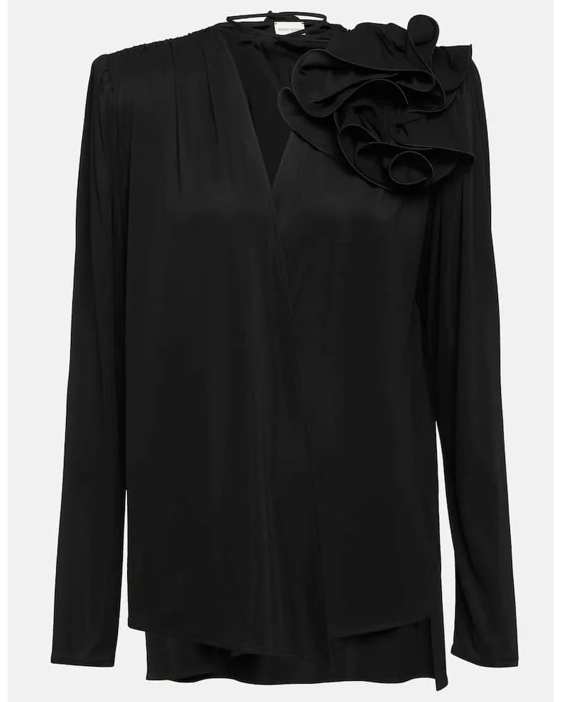 Magda Butrym Bluse Schwarz