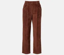 Weite Hose aus Baumwoll-Cord