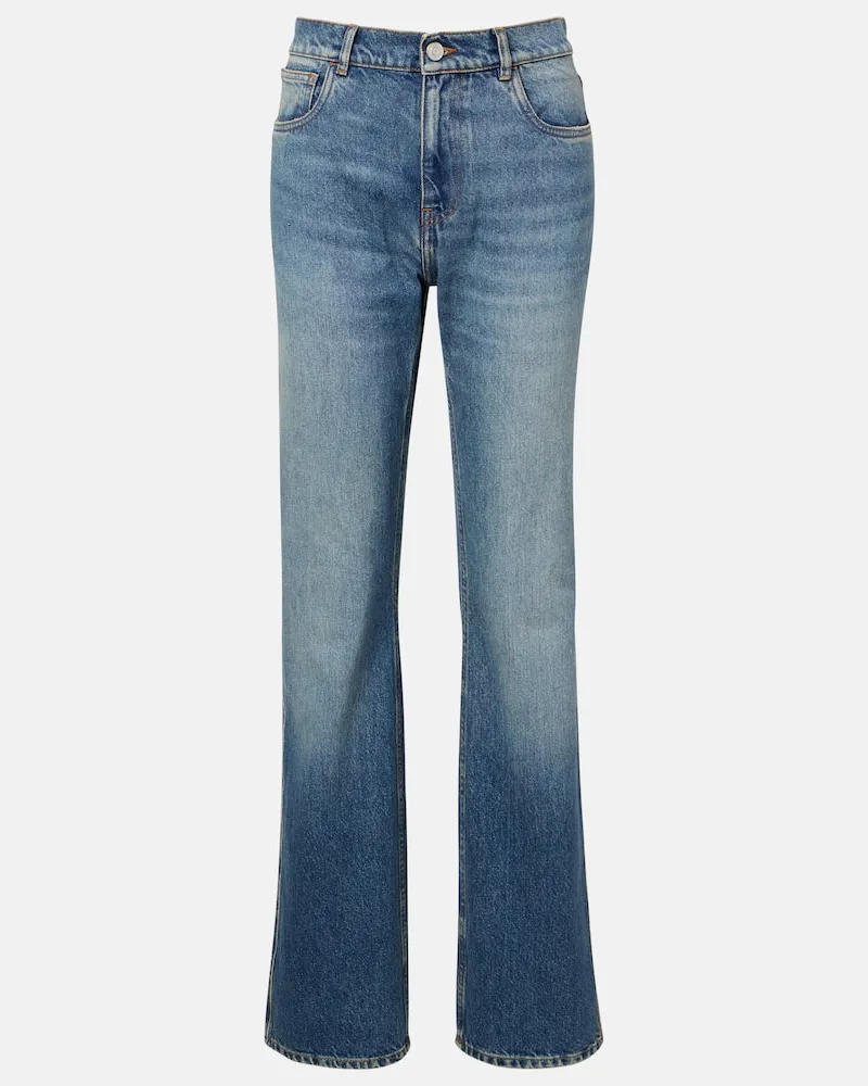 COPERNI Mid-Rise Straight Jeans Blau
