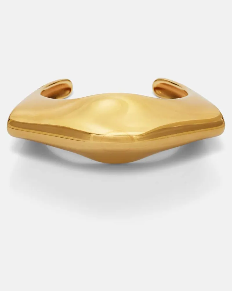 KHAITE Armreif Lotus, 18kt vergoldet Gold