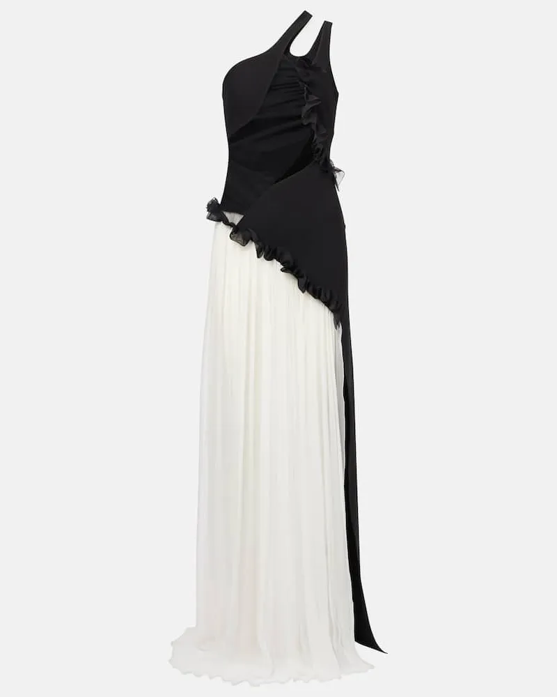 Nensi Dojaka One-Shoulder-Maxikleid Multicolor