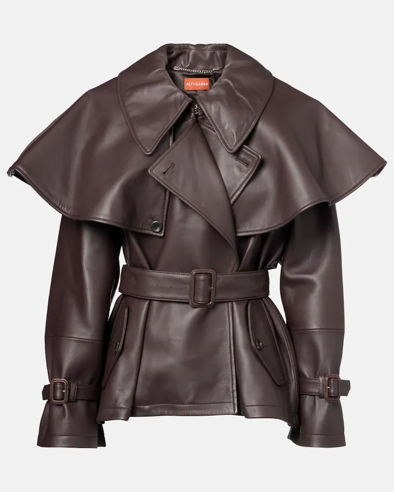 Altuzarra Lederjacke Tim Braun