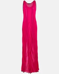 Y/PROJECT Maxikleid aus Chiffon Pink