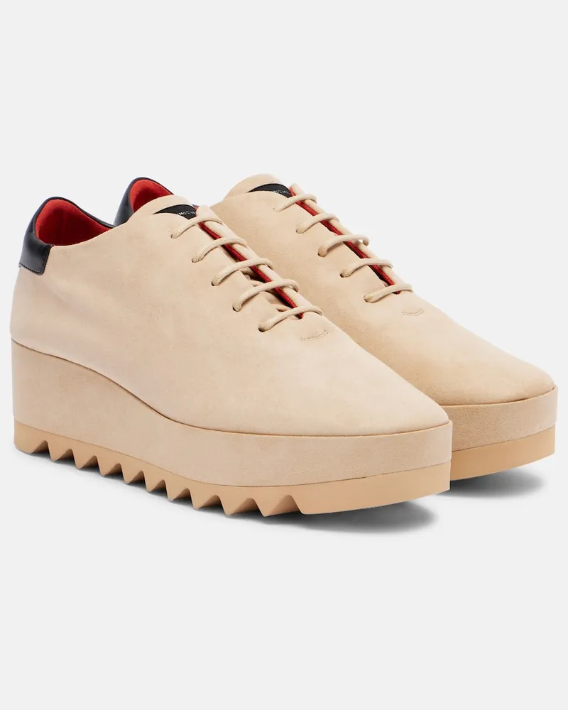 Stella McCartney Wedge-Sneakers Sneak-Elyse Beige