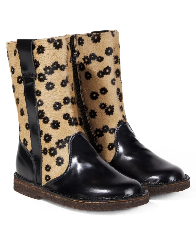 Pepe Jeans PèPè Stiefel aus Kalbshaar und Leder Multicolor