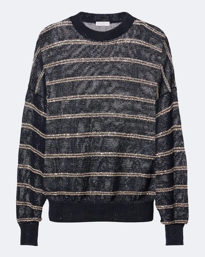 Brunello Cucinelli Pullover Blau