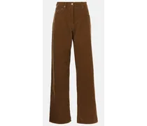 Weite Hose aus Baumwollcord