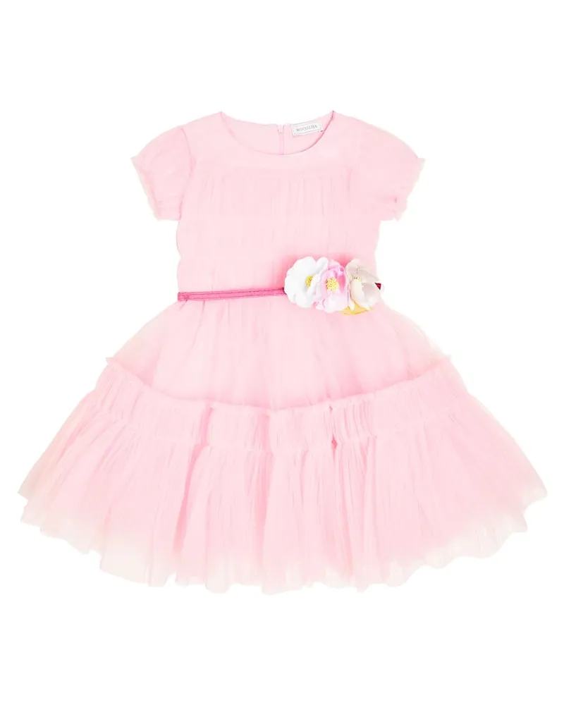 Monnalisa Kleid aus Tüll Rosa